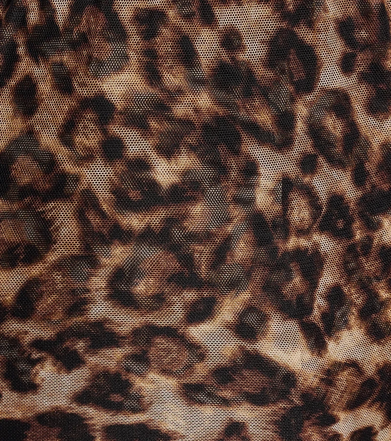 Sassy Allure Leopard Print Halter Mini Dress