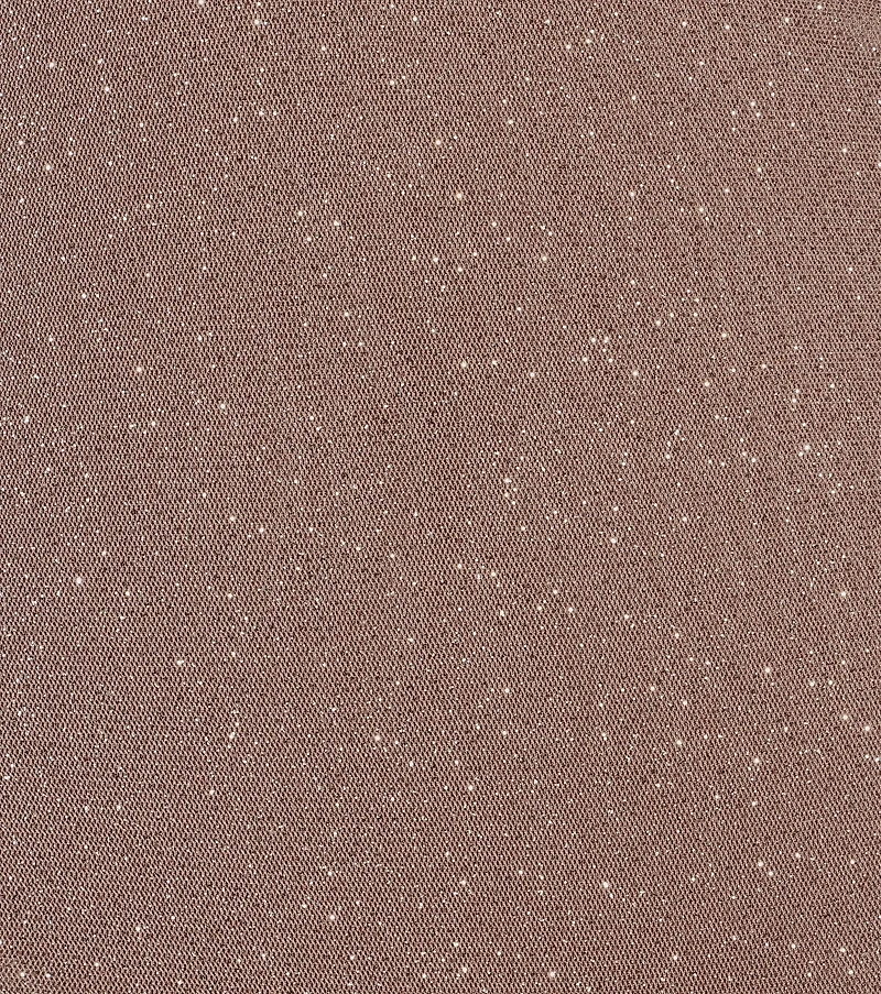 Glimmer Nights Off-The-Shoulder Glitter Mini Dress
