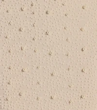 Delicate Glam Faux Pearl Sleeveless Mini Dress