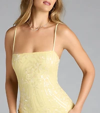Bring The Party Sequin Bodycon Mini Dress