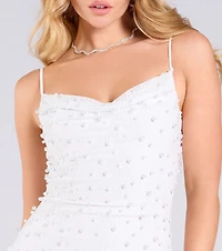 Decadence Calling Pearl Bodycon Mini Dress