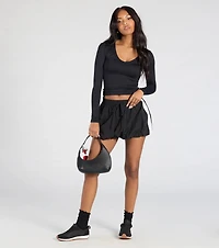 Start With The Basic V-Neck Crop Top