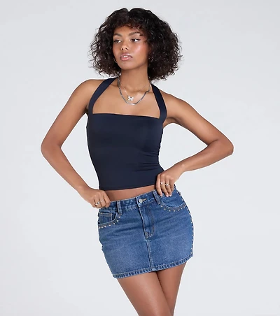 Essential Energy Halter Crop Top