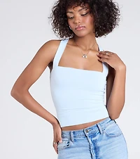 Essential Energy Halter Crop Top