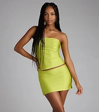 Carefree And Cute Crop Tube Top
