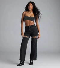 Just For Tonight Rhinestone Bra Top