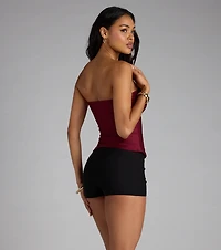 Carefree And Cute Crop Tube Top