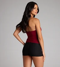 Routinely Cute Halter Knot Crop Top