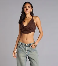 Shimmer Frequency Halter Top