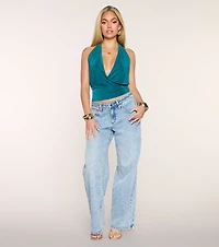 Worth The Plans Halter Open Back Top