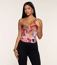 Island State Mesh Crop Top