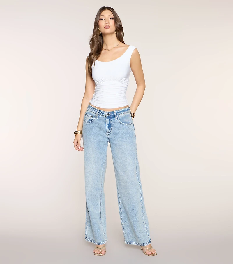 Everyday Sculpt Ruched Tank Top