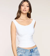 Everyday Sculpt Ruched Tank Top