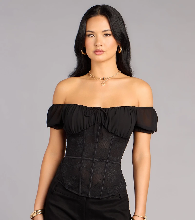 Date Night Defined Bustier Top