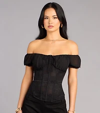 Date Night Defined Bustier Top