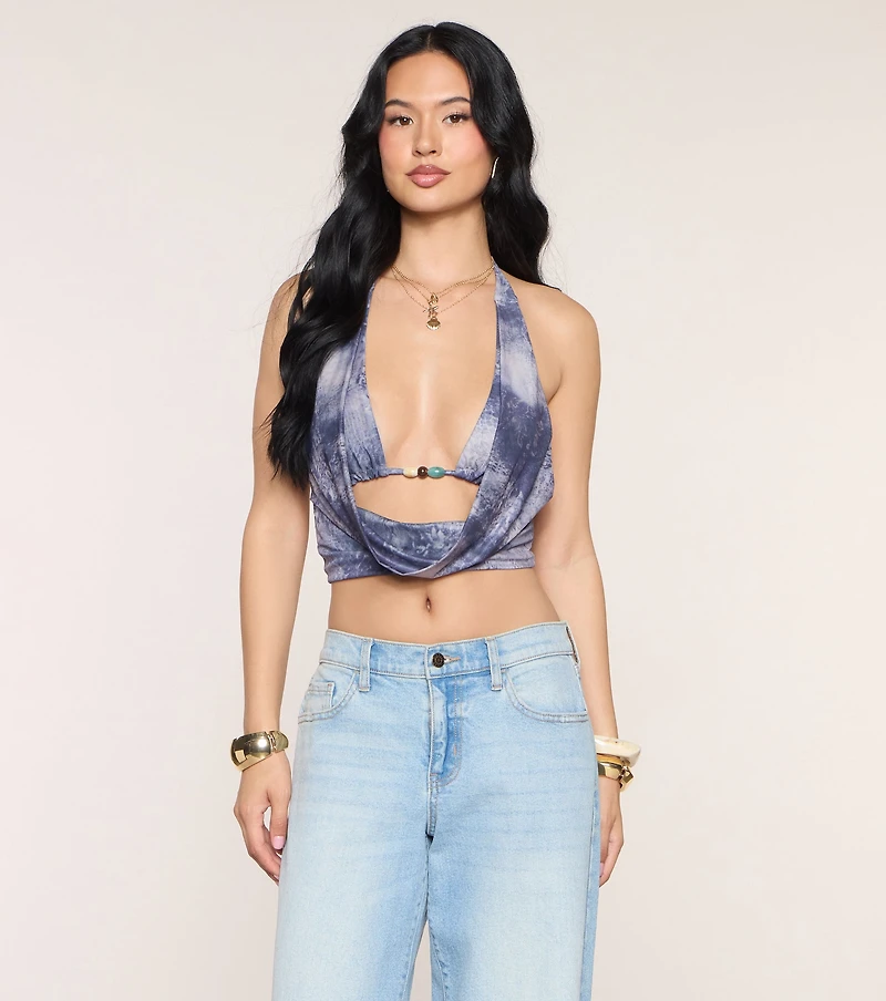 Poolside Muse Bikini Halter Top