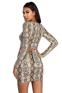 Slither Style Crop Top