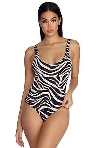 Striped Instincts Zebra Bodysuit