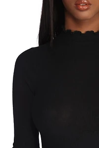 Soft And Sweet Brushed Knit Top