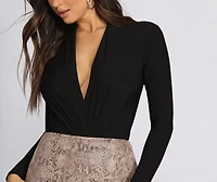 Just Pleat It Bodysuit