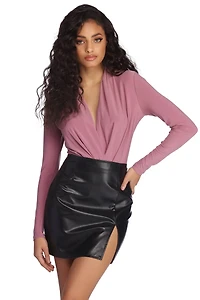 Just Pleat It Bodysuit