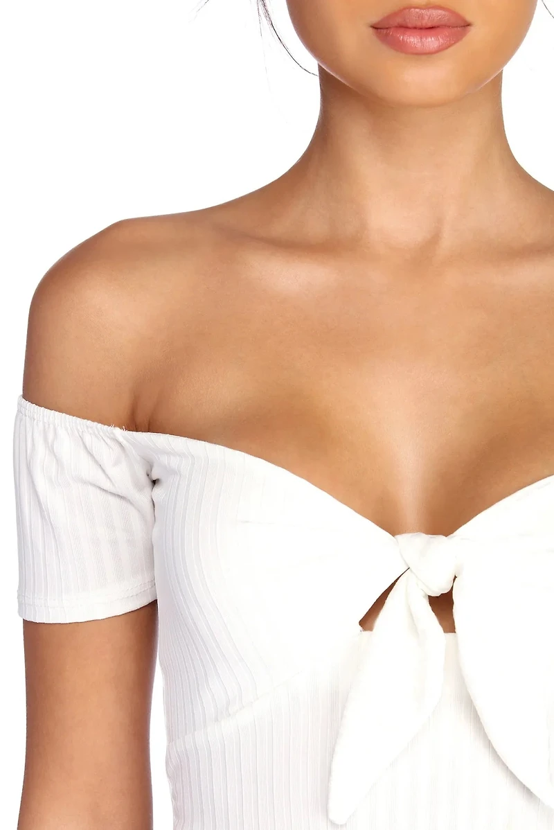 Tied And Sweet Crop Top