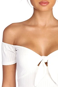 Tied And Sweet Crop Top