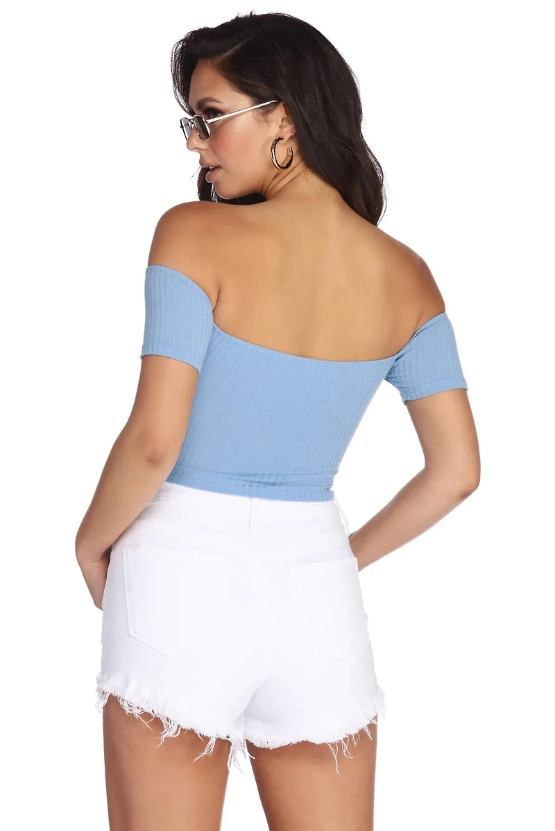 Tied And Sweet Crop Top