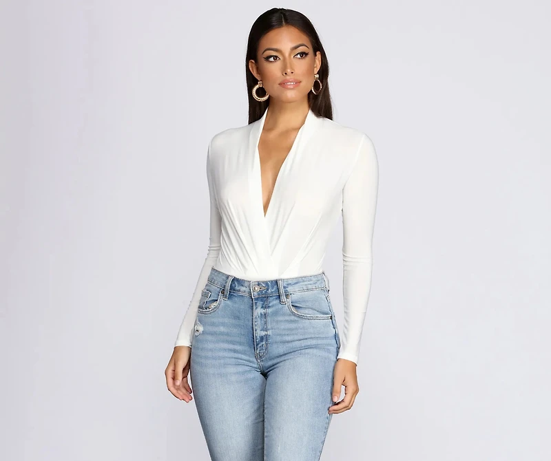 Just Pleat It Bodysuit