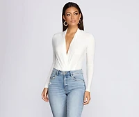 Just Pleat It Bodysuit