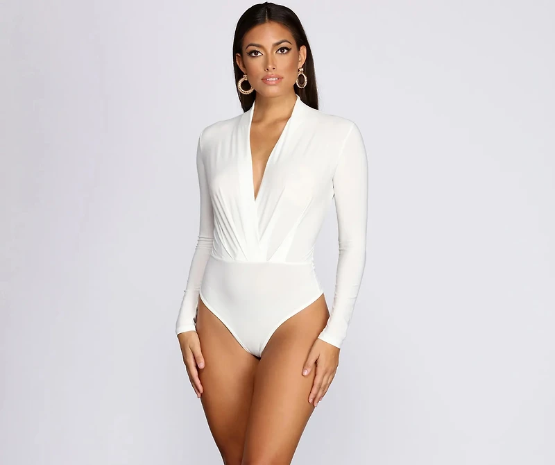 Just Pleat It Bodysuit