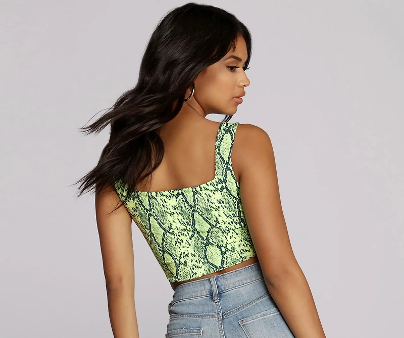 Hypnotize Me Crop Top