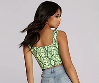 Hypnotize Me Crop Top