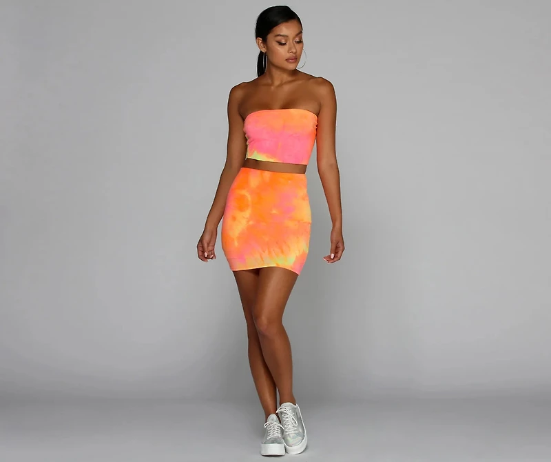 Totally Tie Dye Tube Top