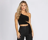 It's A Cinch Crop Top