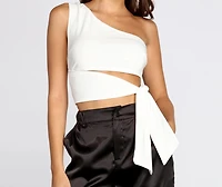 It's A Cinch Crop Top