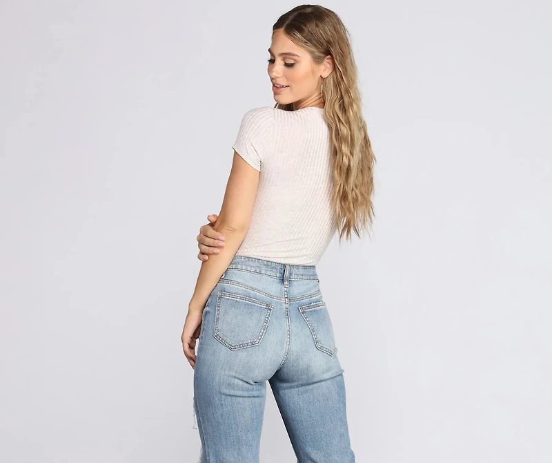 Baby Doll V-Neck Bodysuit
