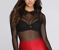 Mister Mouse Collared Bodysuit