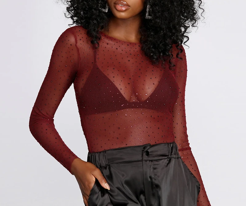 Straight Up Glam Heat Stone Top