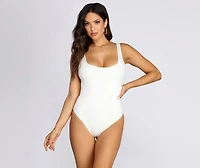 Square Neck Tank Bodysuit