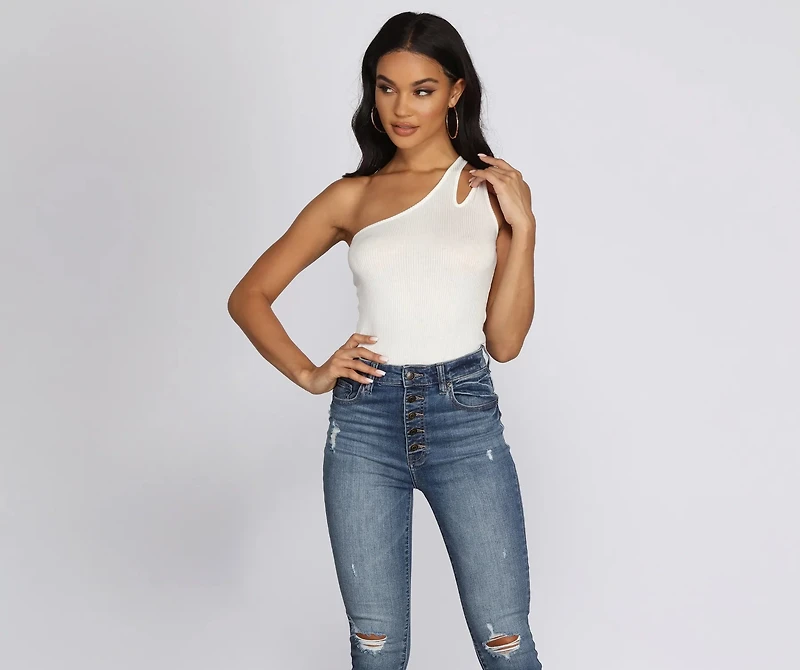Twice As Nice Ribbed Bodysuit
