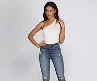 Twice As Nice Ribbed Bodysuit