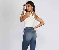 Twice As Nice Ribbed Bodysuit