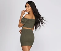 Lil' Thing Tie Front Blouse