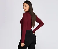 Soft Turtleneck Bodysuit