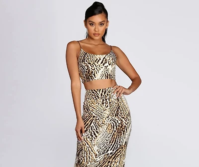 Feeling Wild Crop Top