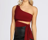 It's A Cinch Crop Top