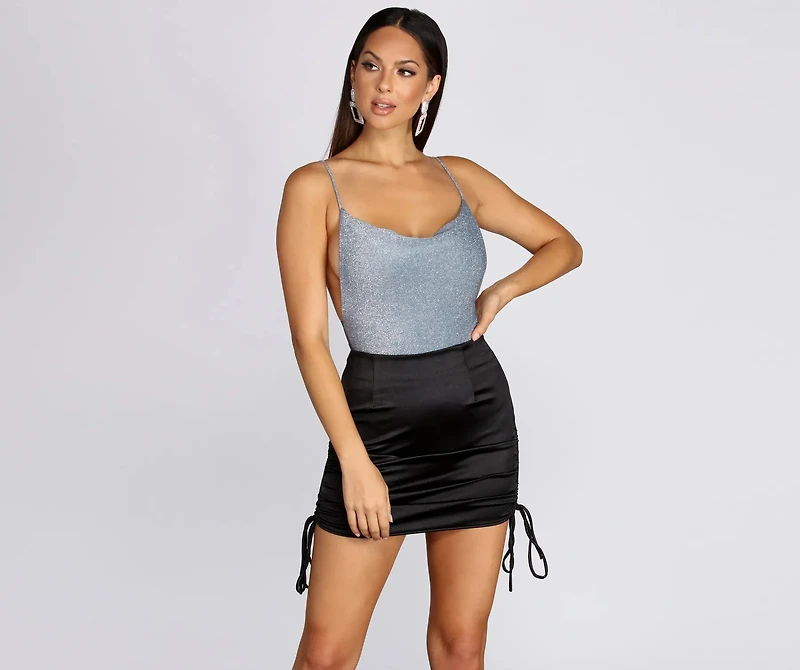 Light It Up Lurex Bodysuit