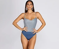 Light It Up Lurex Bodysuit