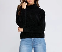Cozy Chenille Turtleneck Sweater